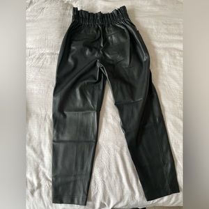 Black Leather Size 2 Leather Pants